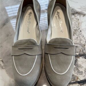 Chic Beige Suede Women's Heels